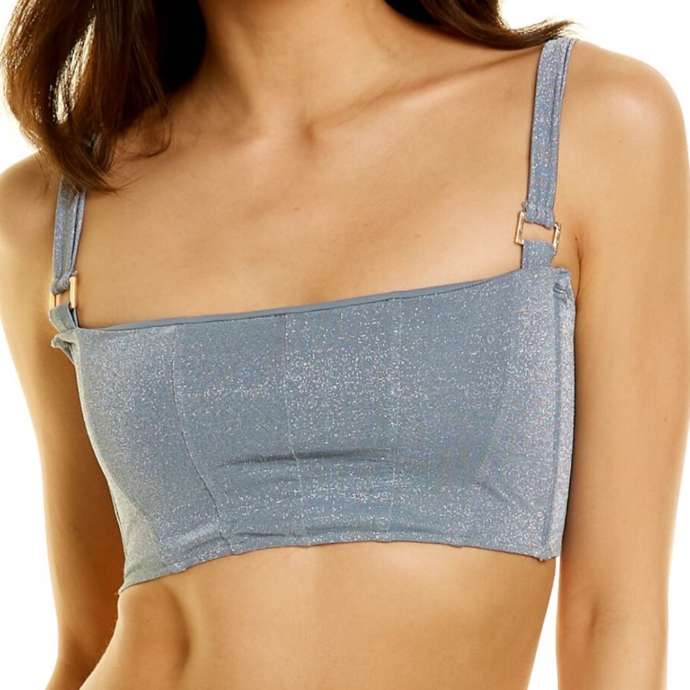 Revel Rey Hunter top in iridescent slate